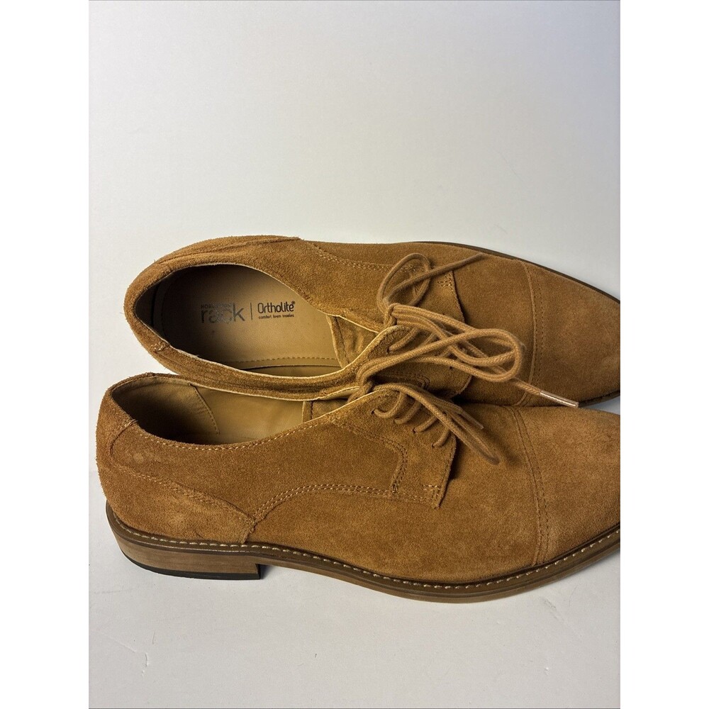 Nordstrom Men's Kamden Brown Cap Toe Derby Ortholite Shoes US Size 12